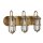 Badezimmerlampe Spiegel Metall Glas E27 IP44 54,3 cm breit