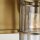 Badezimmerlampe Spiegel Metall Glas E27 IP44 54,3 cm breit