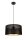 Pendelleuchte Metall Loft E27 rund B:40 cm Schwarz Gold