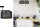 Deckenlampe Stoff blendarm Schwarz Grau Muster 70 cm