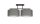 Blendarme Deckenlampe Stoff Schwarz Graphit E27 L:70 cm