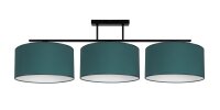 Blendarme Deckenlampe Stoff Grün Weiß E27...