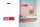 Pendelleuchte Metall Stoff E27 70 cm Rosa Rot blendarm