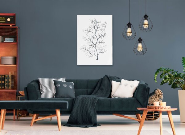 Hängelampe Schwarz Metall Ø45 cm E27 3-flammig Retro