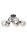 Schwarze Deckenlampe Rauchglas Metall L:55 cm 5-flammig