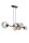 Pendelleuchte Metall Rauchglas blendarm E27 100 cm lang