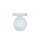 Weiße Deckenlampe Glas Metall E27 rund Ø20 cm blendarm