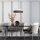 Blendarme Hängelampe Stoff Schwarz Weiß E27 Ø45 cm