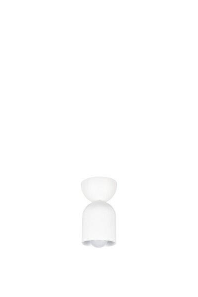 Minimalistische Hängelampe Weiß Zeitlos E27 Ø11 cm rund