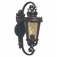 Außenlampe Balkon Haus in Bronze IP44 E27 Rustikal