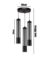 Dekorative Hängeleuchte Metall GU10 Ø35 cm...