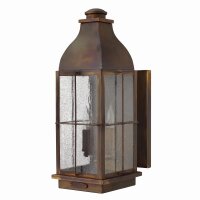 Außenwandlampe Messing in Braun IP44 Rustikal