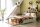 Hängelampe Rostbraun Metall Holz 3-flmg E27 Ø36 cm rund