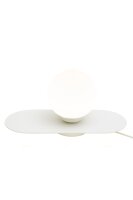Blendarme Nachttischlampe Glas Metall E27 22 cm in...