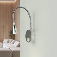 LED Wandleuchte Schalter 4400K Schwanenhals flexibel JAN