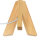 Weiße Tischleuchte Holz Fuß Stoff Schirm 31cm E14