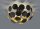Stilvolle Deckenlampe Metall Schwarz Gold E14 3-flammig