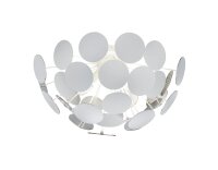 Stilvolle Deckenlampe Metall Ø54 cm Weiß E14...