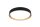 LED Deckenleuchte rund Ø40 cm Schwarz Gold 24 W 2500 lm