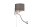 Wandlampe mit Schalter Stoff Metall E14 LED Nickel Grau
