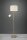 Stehleuchte Stoffschirme 170 cm E27 E14 Messing Creme