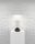 Tischleuchte Stoff Keramik E14 23 cm Braun Cappuccino