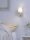Wandlampe mit Schalter Metall Stoff Leselicht flexibel