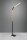 Flexible LED Stehleuchte dimmbar Metall Schwarz 1400 lm