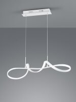 LED Hängeleuchte Weiß dimmbar 81 cm lang 37 W...