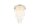 LED Deckenlampe mit Fernbedienung dimmbar Chrom Acryl