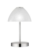 LED Nachttischleuchte Touch Dimmer 280 lm 3 W in Nickel