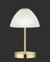 LED Nachttischleuchte Touch Dimmer 280 lm in Messing