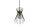 Dekorative Pendelleuchte Schwarz Gold E27 Ø20 cm rund