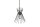 Dekorative Pendelleuchte Schwarz Gold E27 Ø20 cm rund