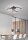 LED Deckenlampe Schwarz Metall B:52,5 cm 24 W dimmbar