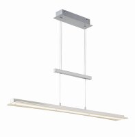 Große LED Hängeleuchte Metall Glas Touch...