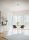 Stylische LED Deckenlampe Metall B:100 cm 9 W dimmbar