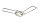 LED Deckenlampe in Nickel Dimmer Fernbedienung 4500 lm