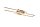 LED Deckenlampe in Messing Dimmer Fernbedienung 30 W