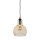Pendelleuchte E27 Ø 18 cm Glas Orange Chrom