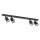 Deckenspot Metall Schwarz L: 70 cm schwenkbar GU10 4-flammig