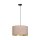 Pendelleuchte Stoff Rosa Gold Schwarz E27 Ø 35 cm CYRIL