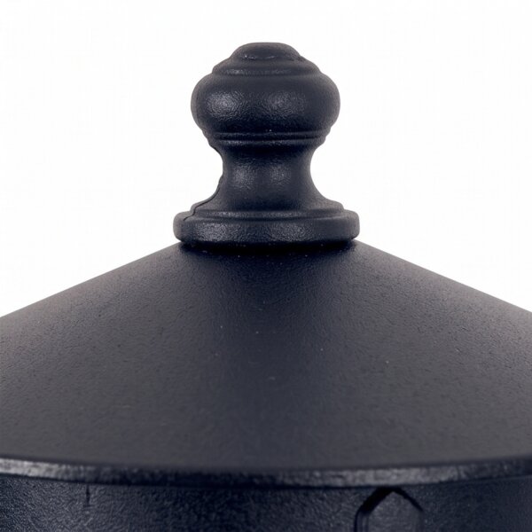 Schwarze Wandlampe Aluminium IP23 Rustikal dekorativ