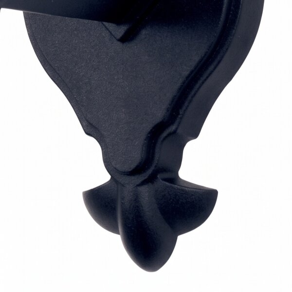 Schwarze Wandlampe Aluminium IP23 Rustikal dekorativ