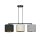 Hängelampe Stoff Metall L: 72 cm 3x E27 Modern CYRIL