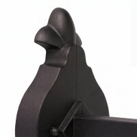 Außenwandleuchte ASHFORD Schwarz Aluminium Glas IP43