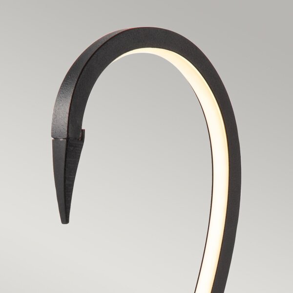 LED Tischlampe 50 cm Flamingo 3000 K Schwarz Deko