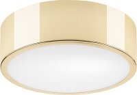 Runde Deckenlampe Glas E27 Ø26 cm blendarm in Gold