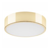 Blendarme Deckenlampe Glas 2-flmg in Gold E27 Ø36 cm