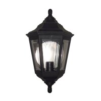 Wandlampe Au&szlig;en Schwarz IP44 Rustikal wetterfest